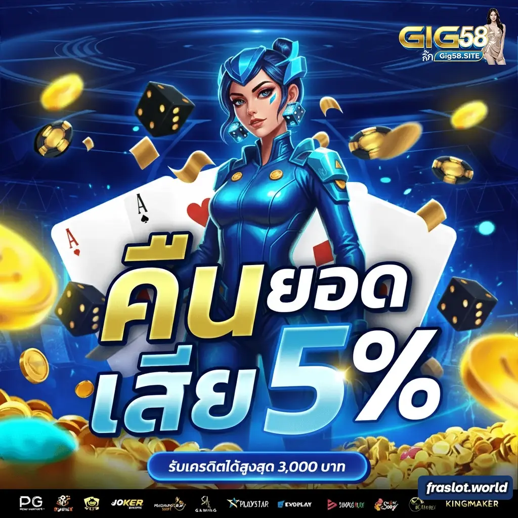 GIG58 รวมเกมสล็อตชั้นนำ ในการทำกำไร ปั่นเพลินไม่ผ่านเอเย่นต์